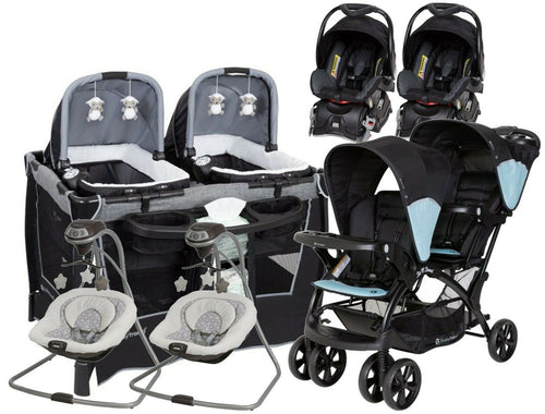 twin stroller set