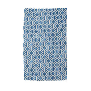 MICROFIBER TEA TOWEL-GEOMETIC DIAMOND BLUE - Cocobellas Gifts