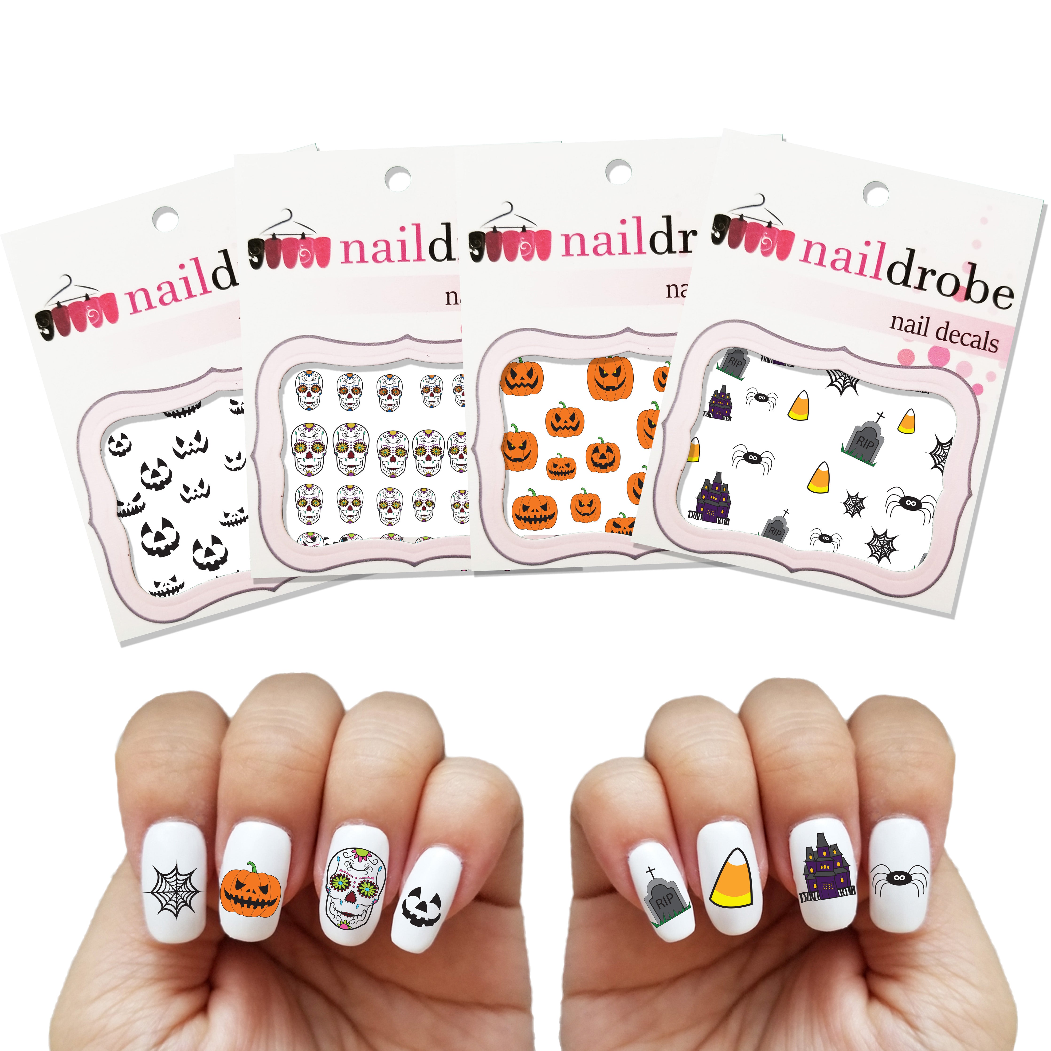 halloween nail appliques