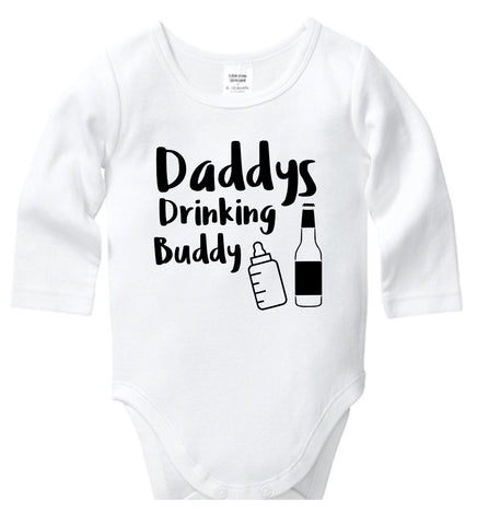 daddy's drinking buddy onesie