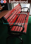 OUTDOOR PARK BENCH MODEL VIN-06-1USP  Synthetic imitation Fibre Plastic wood With Center Diverter