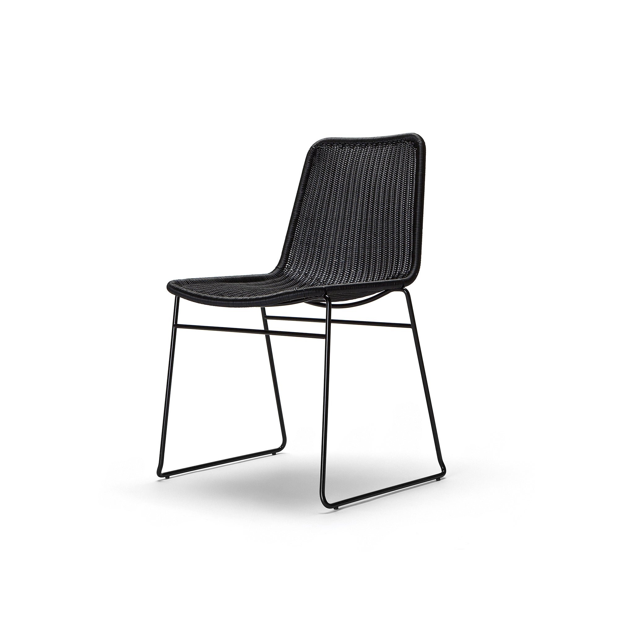 C607 Chair Black Outdoor Indoor