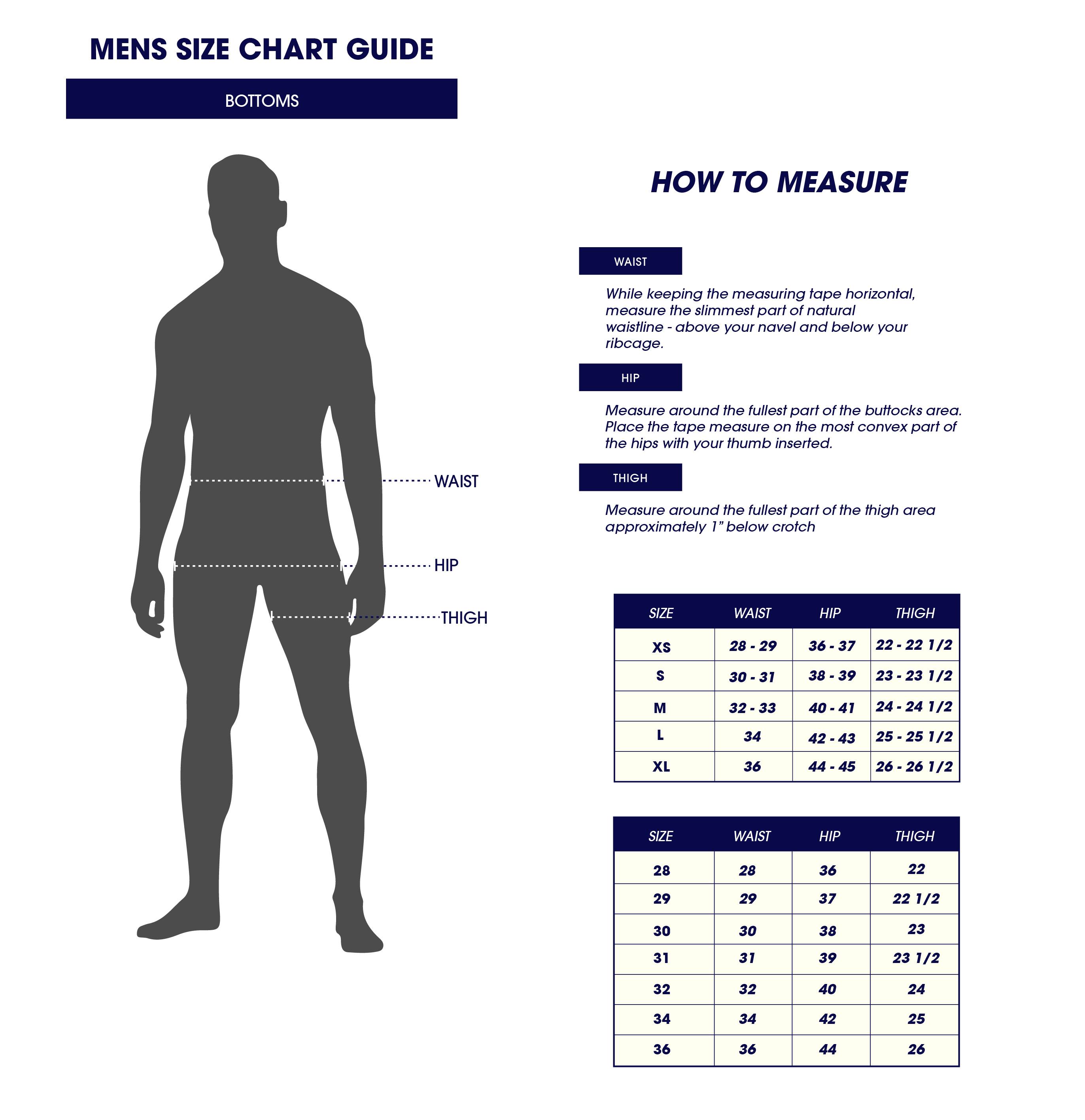 Sizing Chart – Regatta Lifestyle