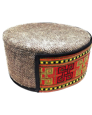 Himachali Multicolored Woolen Cap - Traditional Pahadi Topi