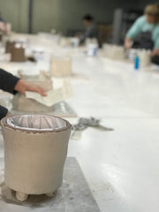 Clay Coil pot clay classes perth