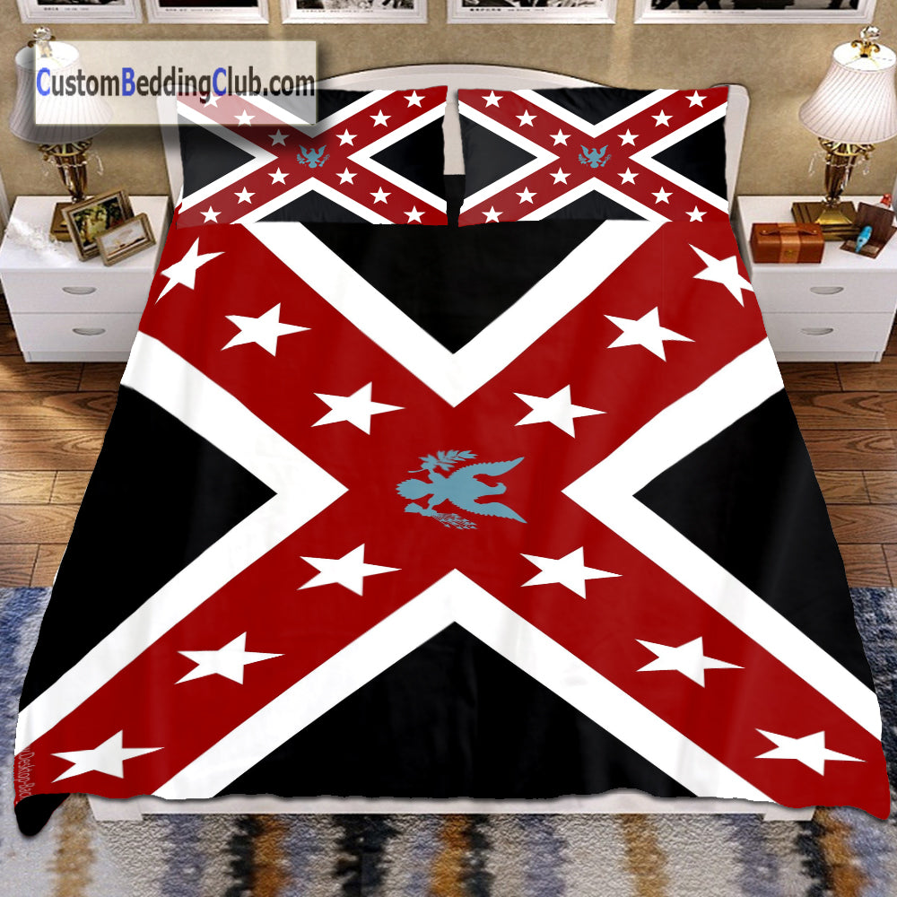 Rebel Flag Bed Set Duvet Cover Pillow Cases Custom Bedding Club