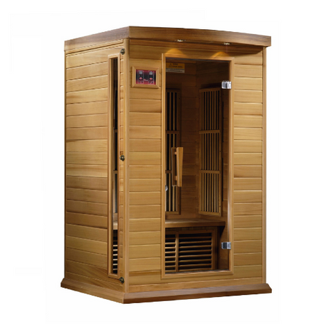 Maxxus Low EMF FAR Infrared Sauna Canadian Red Cedar by Dynamic Saunas Direct