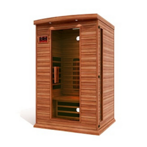 Maxxus 2 Person Full Spectrum Infrared Sauna - Canadian Red Cedar by Dynamic Saunas Direct