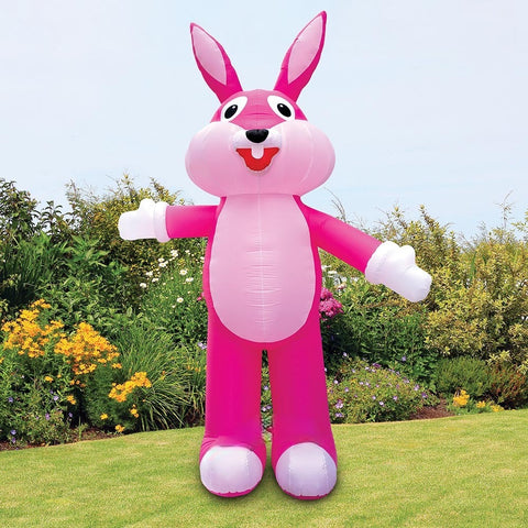 12' Air Blown Inflatable Pink Easter Bunny SKU: GTE00004-12