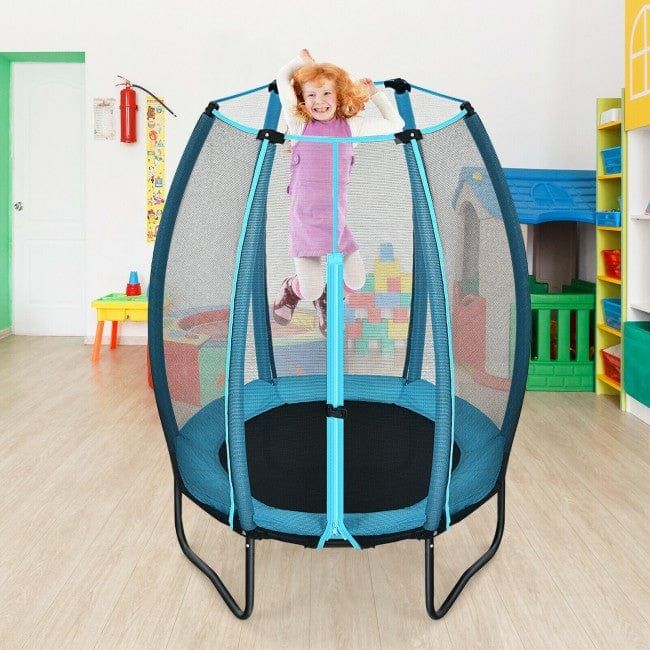 4 Kids Trampoline Recreational Bounce Jumper with Enclosure Net by Costway | My Bounce House For Sale