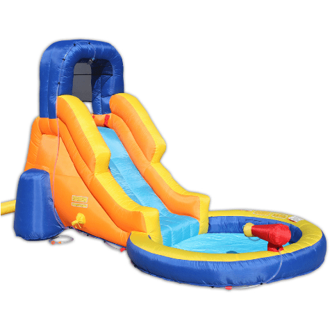 Splash Blast Lagoon Inflatable Water Park Play Center By Banzai My Bounce House For Sale