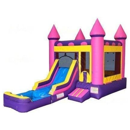 Jungle Jumps Inflatable Bouncers 13 X 25 X 15 Pink Front Slide Combo by Jungle Jumps 781880285526 CO-1121-B Pink Front Slide Combo by Jungle Jumps SKU#CO-1121-B/CO-1121-C