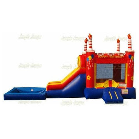 Jungle Jumps Inflatable Bouncers 15' H Red Birthday Combo With Pool by Jungle Jumps CO-1215-B 15' H Red Birthday Combo With Pool by Jungle Jumps SKU#CO-1215-B
