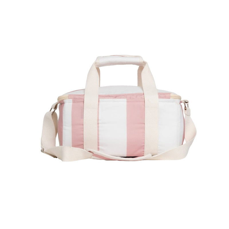 The Holiday Cooler Bag - Crew Pink Stripe