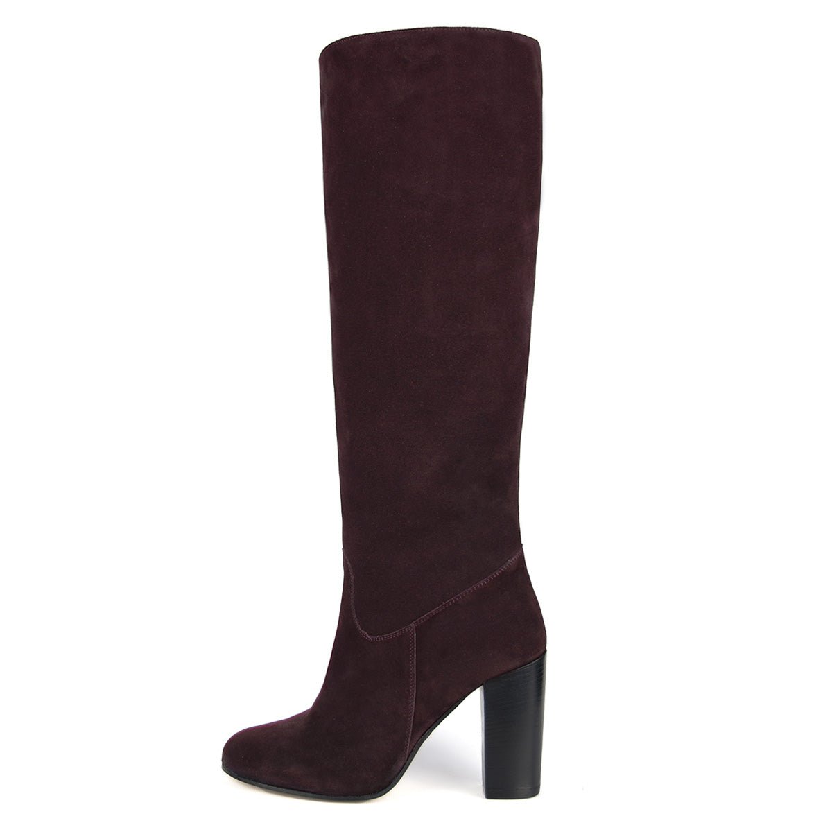 maroon wide calf boots