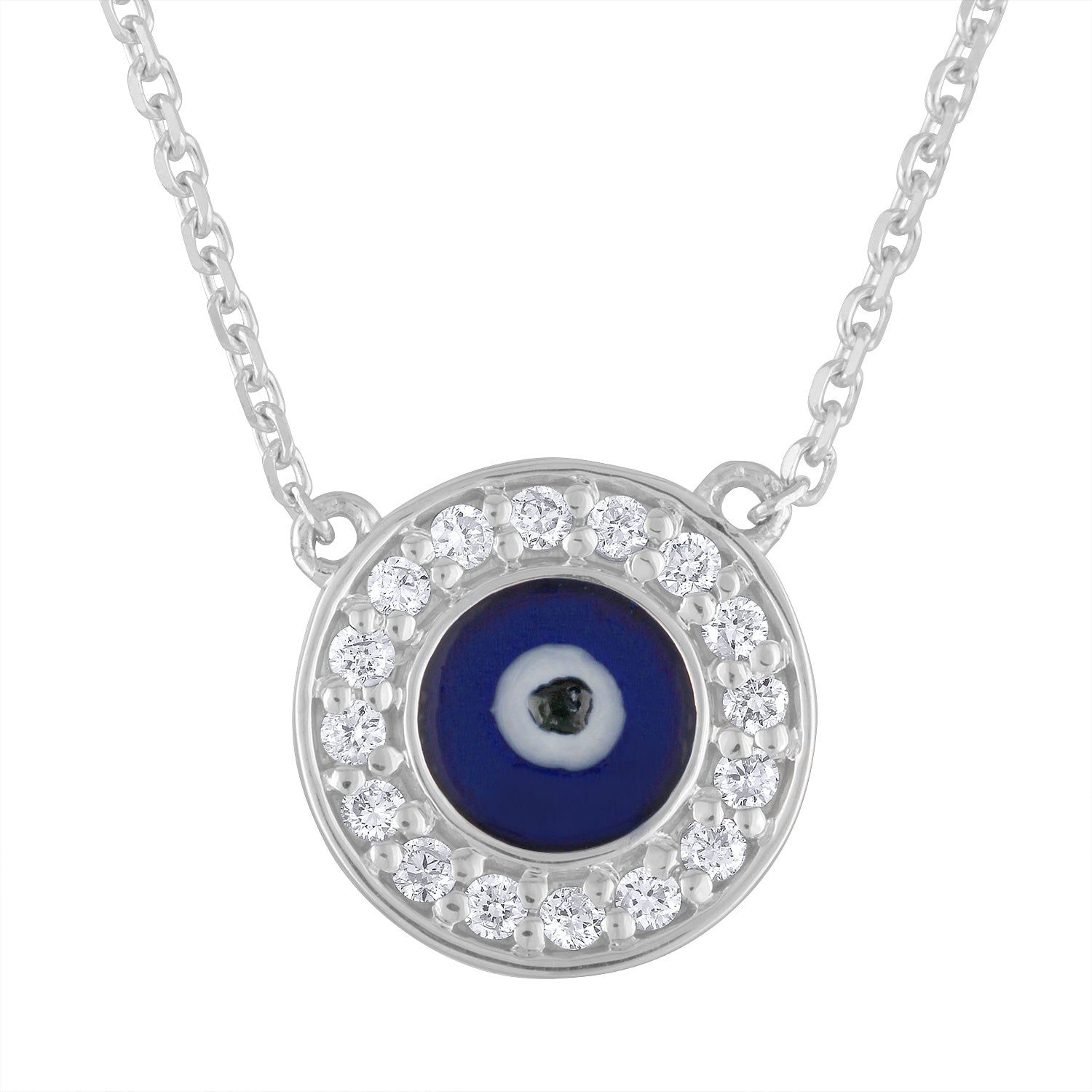 Evil Eye Round Necklace