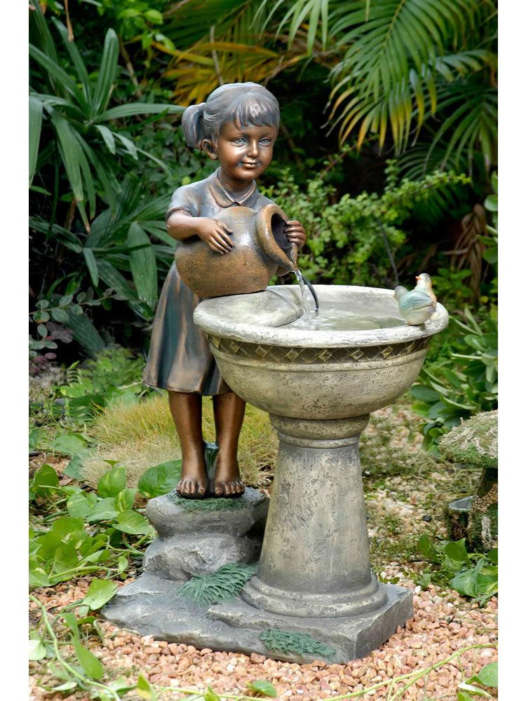 Lucy And Jug Water Fountain Garden Fountains Com