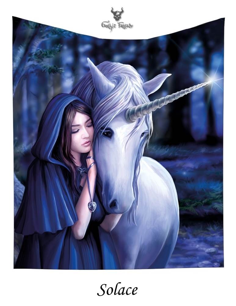 Anne Stokes Canvas Wall Art Print Fantasy Unicorn wolf Dragon Gift