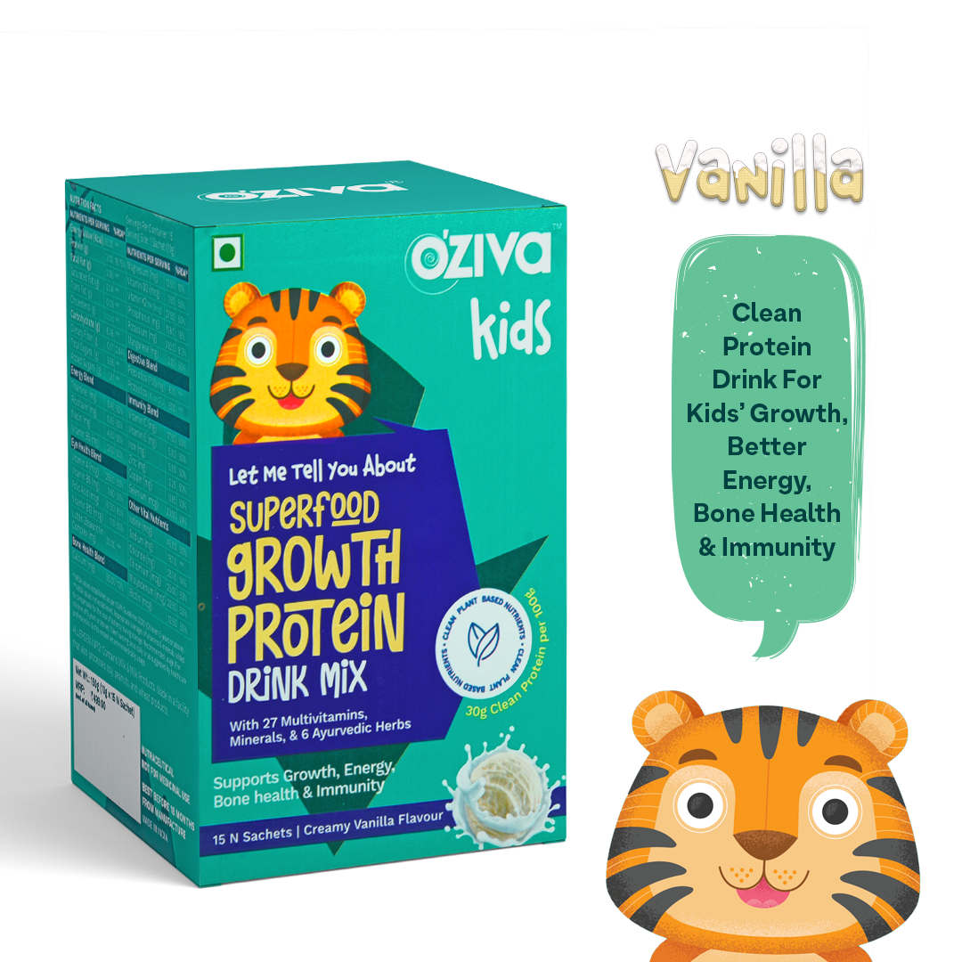 Kids Superfood Growth Protein Drink Mix, 27 Vitamins & Minerals ...