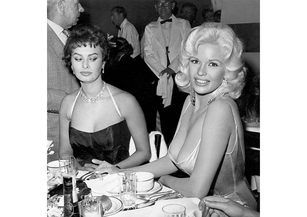 SOFIA LOREN AND JAYNE MANSFIELD