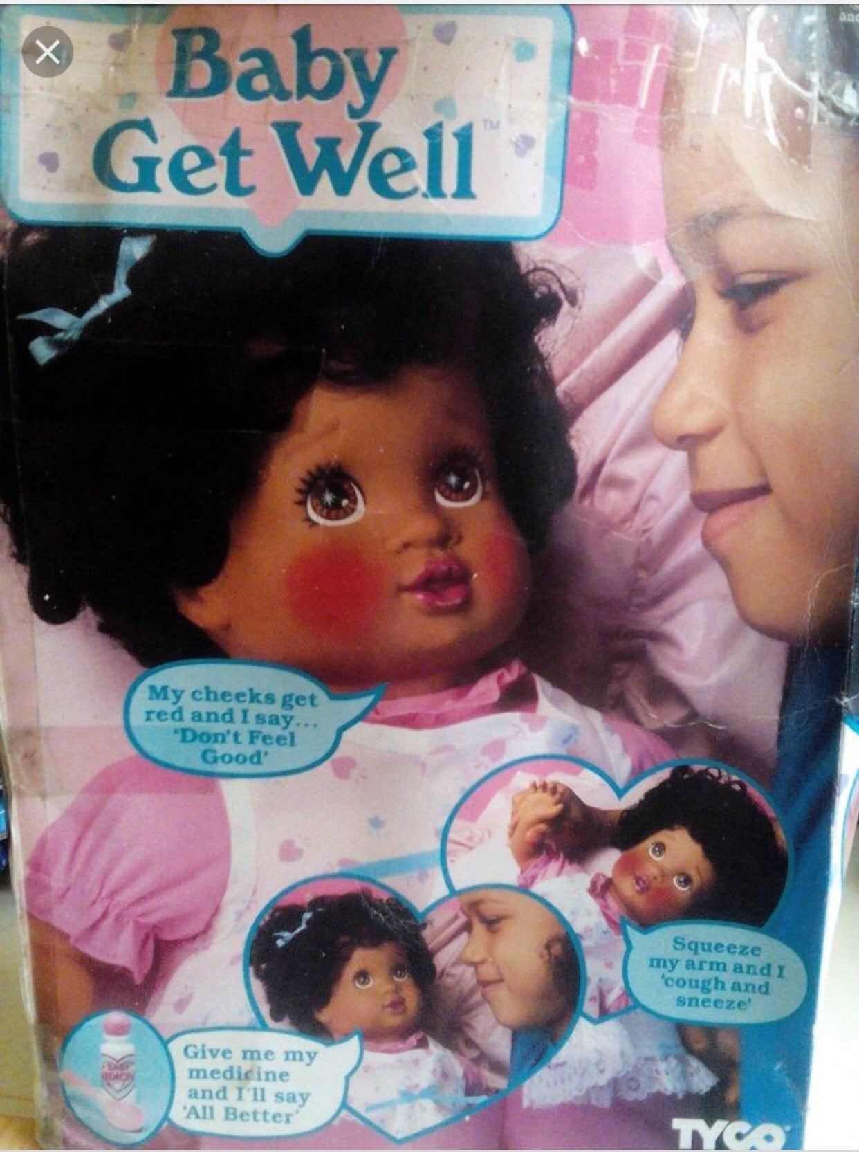 black feel better doll