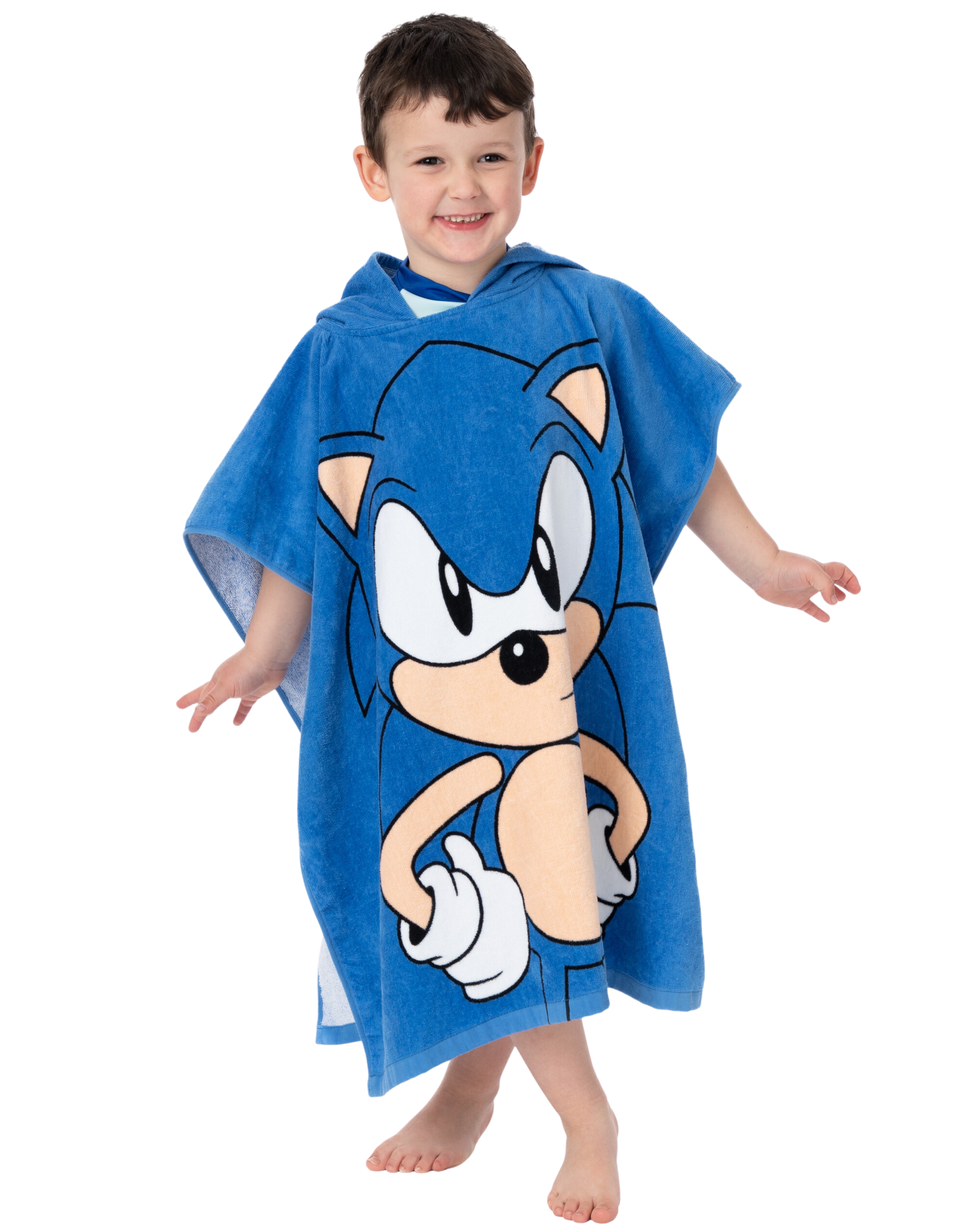 Sonic The Hedgehog Towel Poncho
