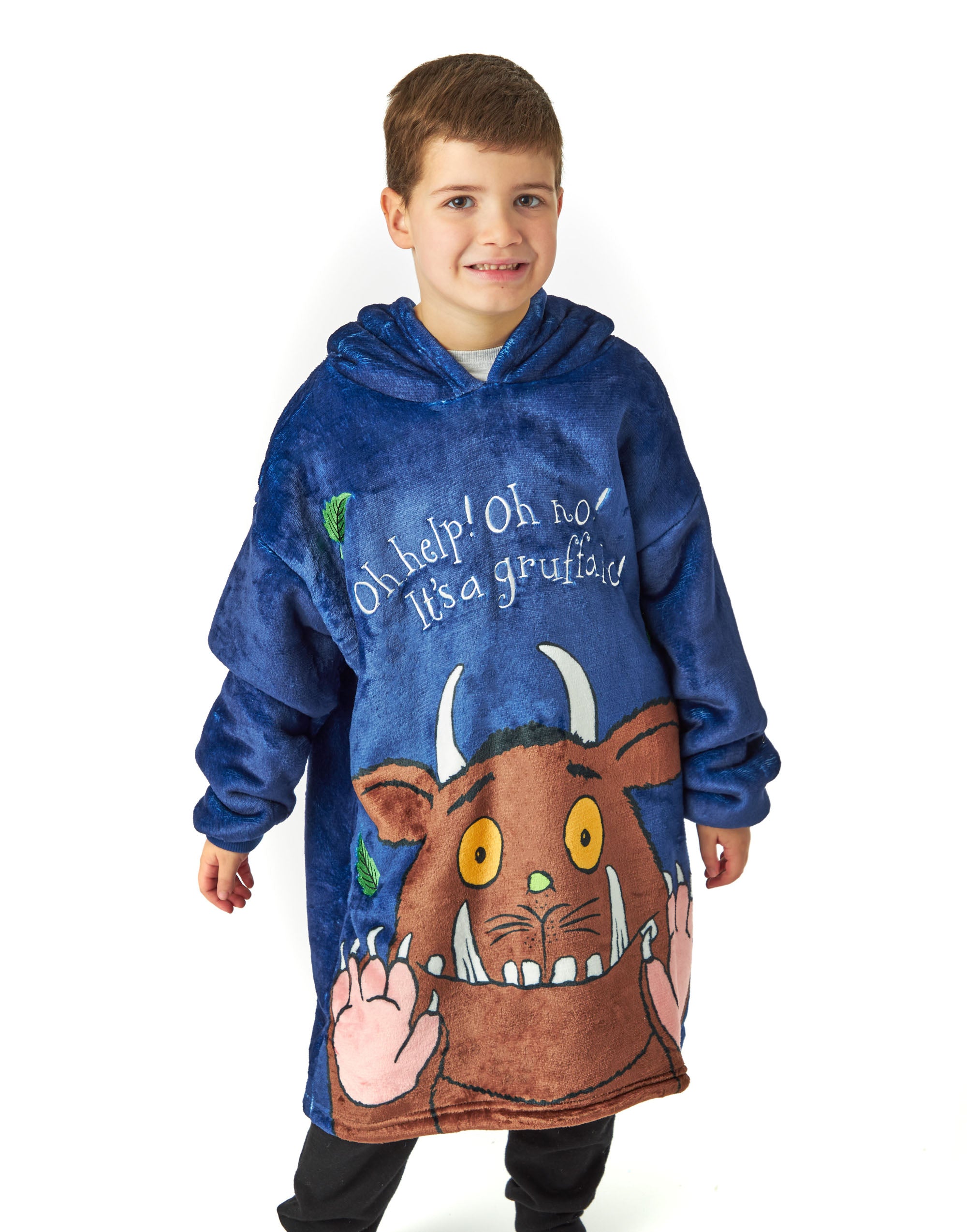 The Grinch Kids 'VUddie' Oversized Blanket Hoodie — Vanilla