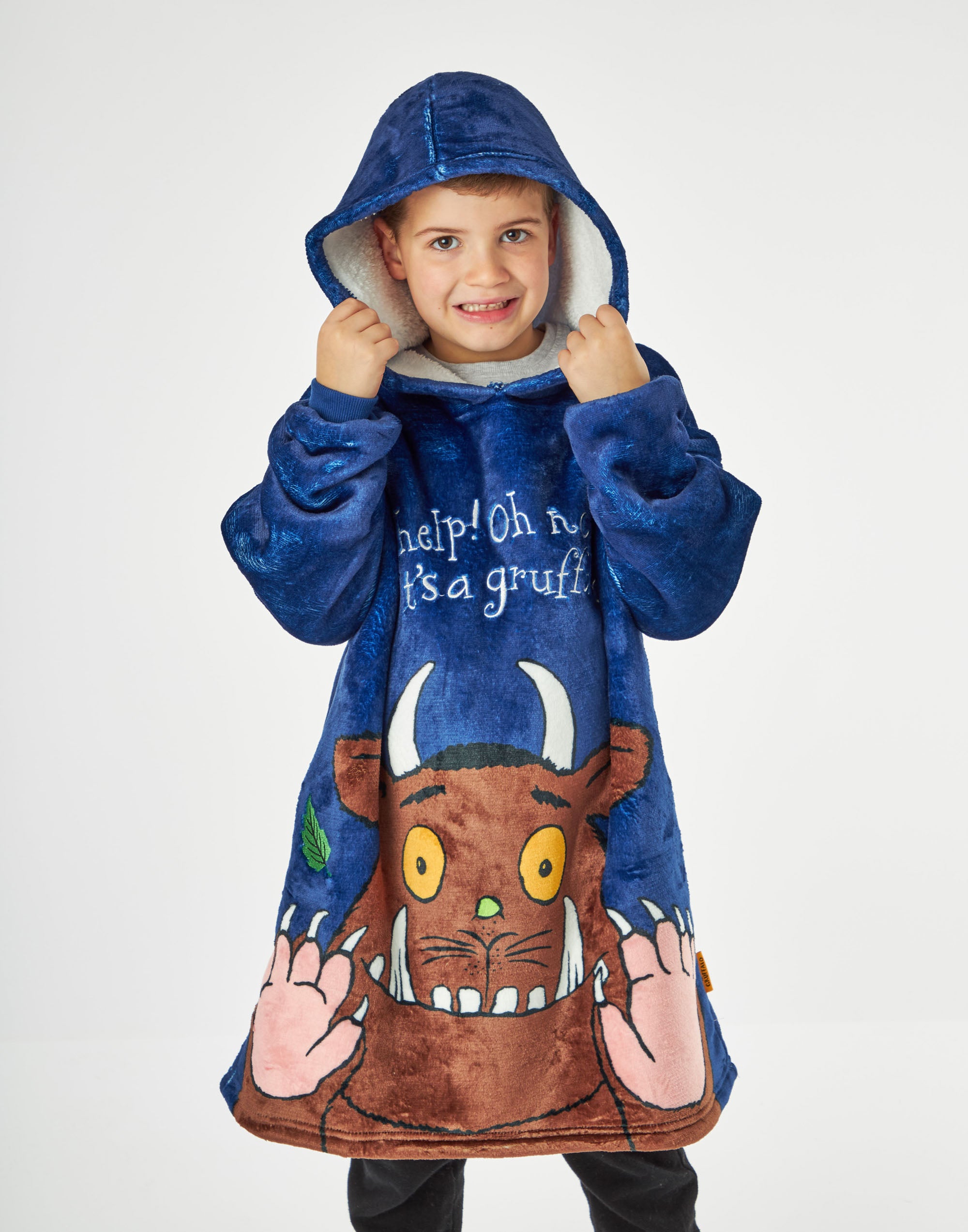 The Grinch Kids 'VUddie' Oversized Blanket Hoodie — Vanilla