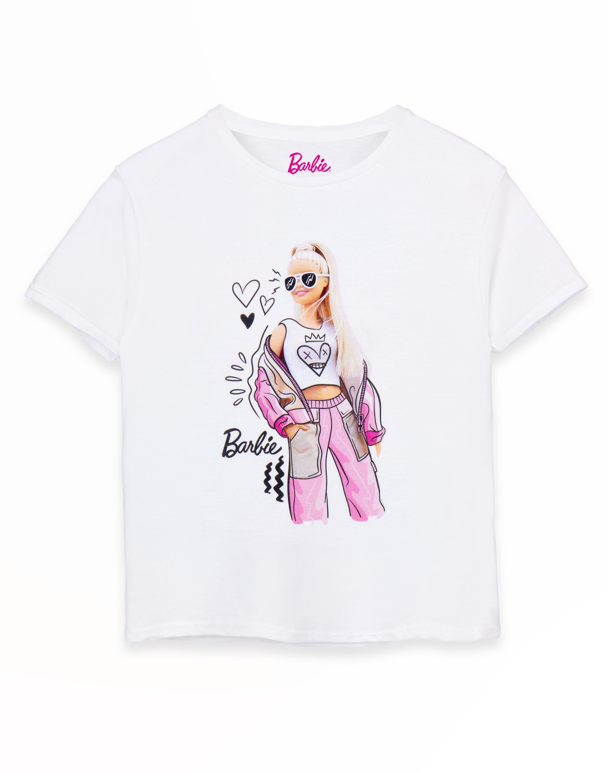 Barbie Doodle Pose Girls T-Shirt