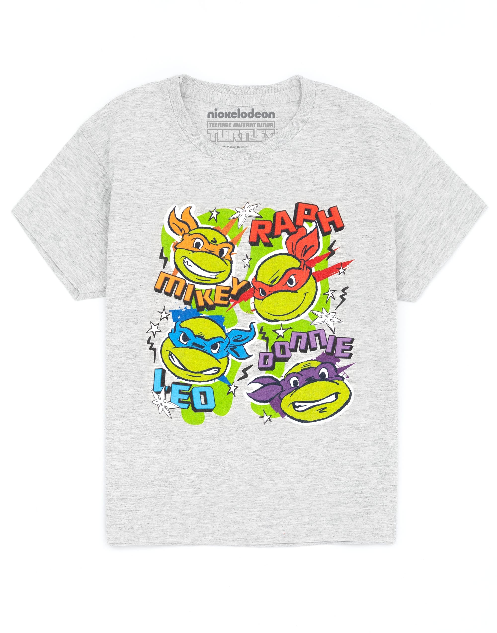 Teenage Mutant Ninja Turtles Doodle Ninja Faces Kids T-Shirt