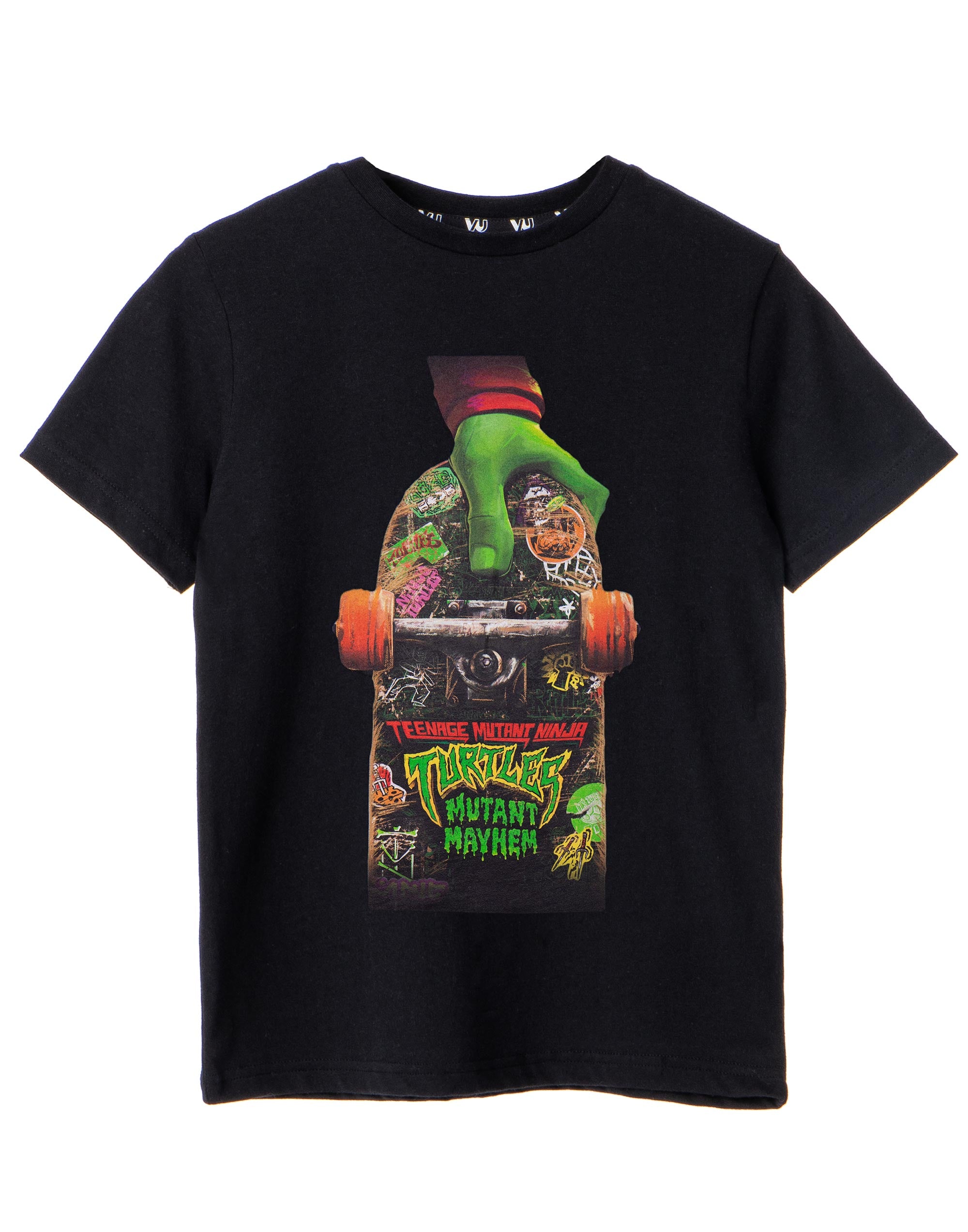 TMNT Mutant Mayhem Skateboard Design Boys T-Shirt