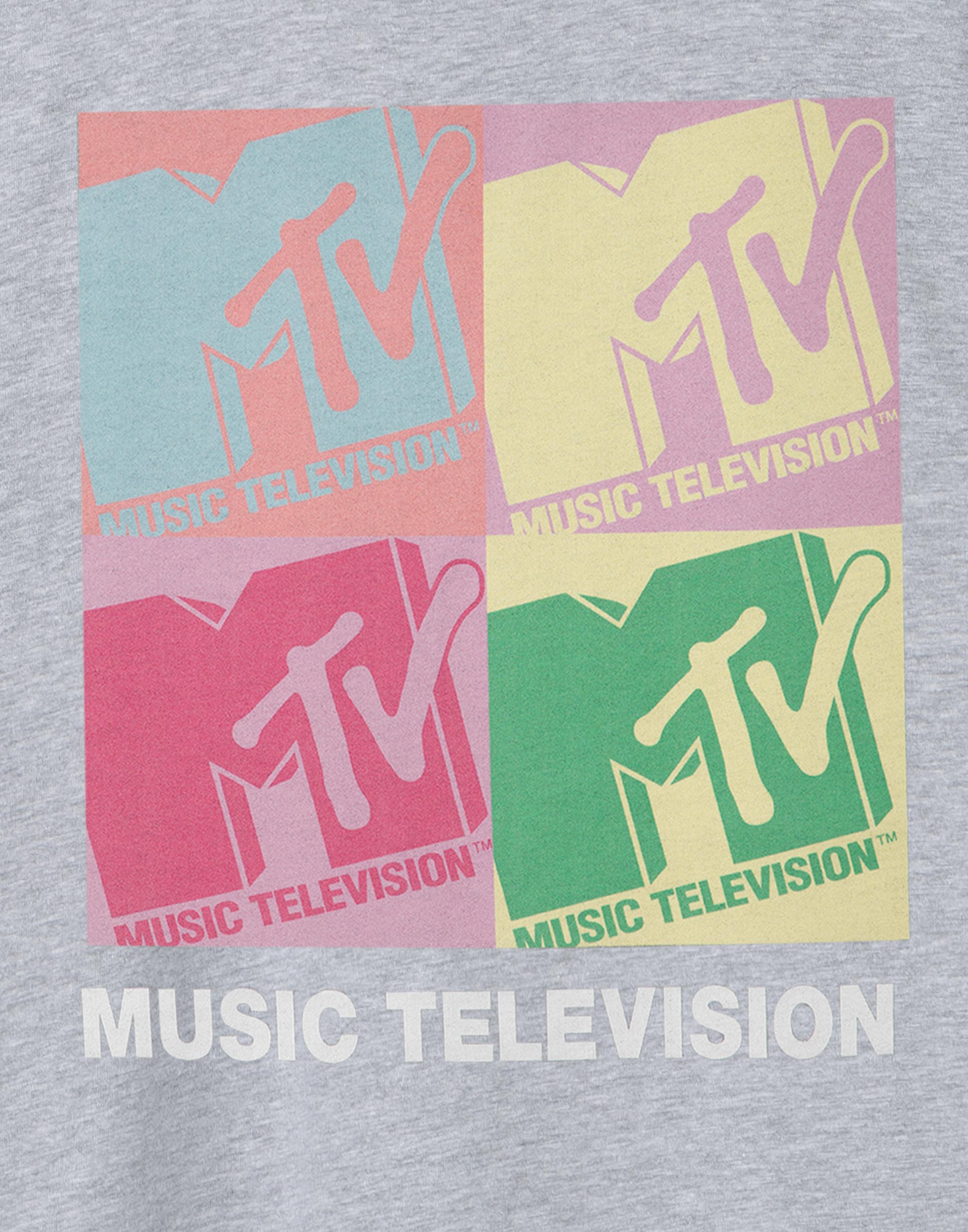 Mtv Womens' Music Television Neon Vintage Logo '80s Sleep Pajama