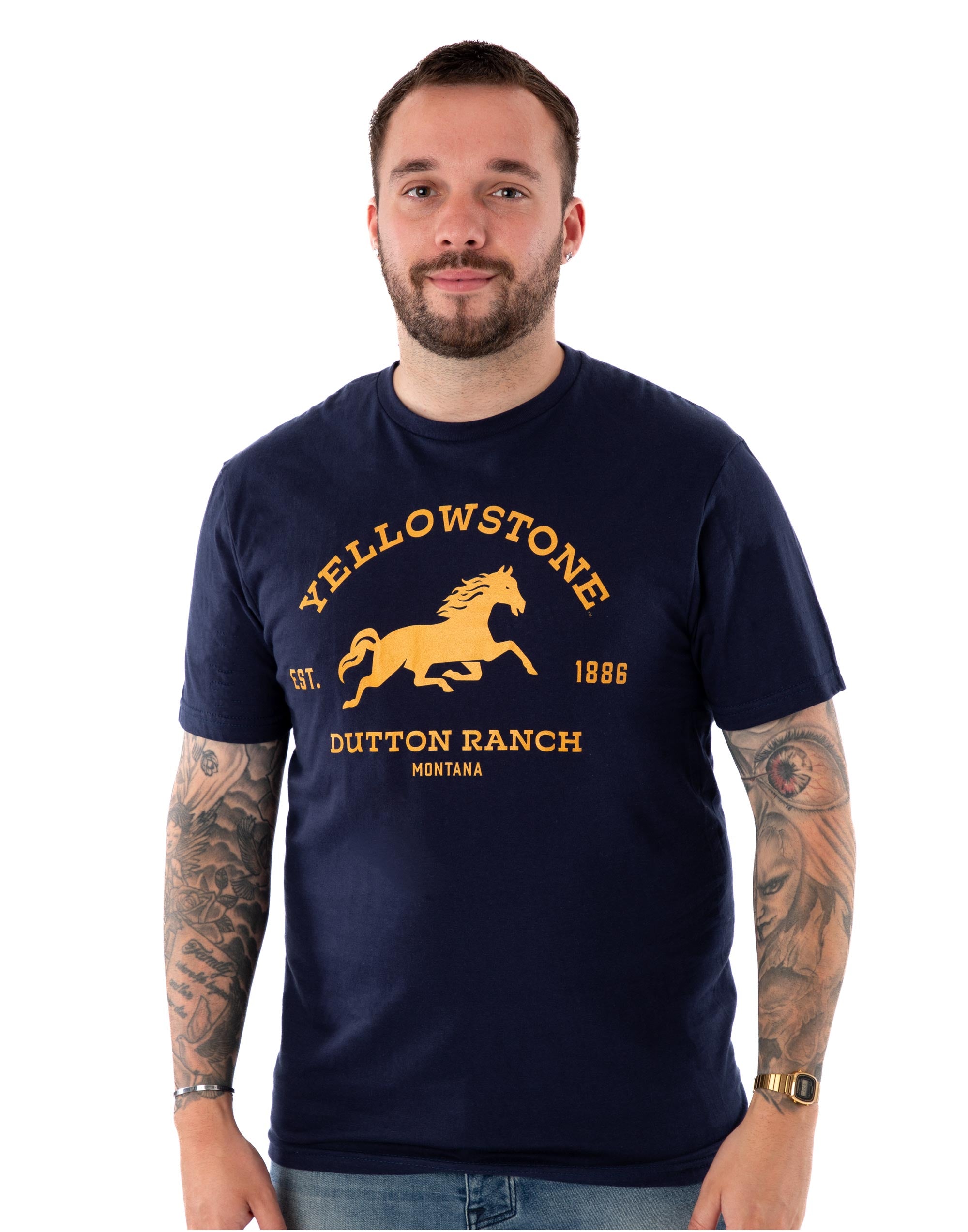 Yellowstone Dutton Ranch Logo Men's T-Shirt