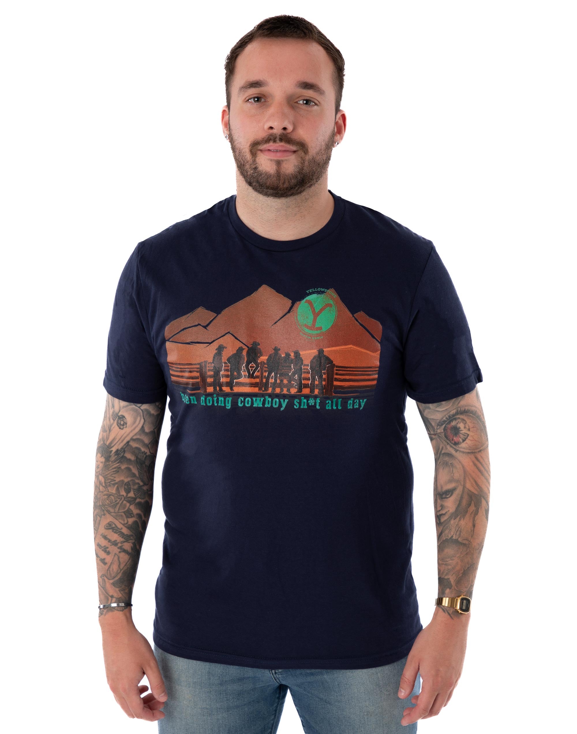Yellowstone Cowboys Mens T-Shirt