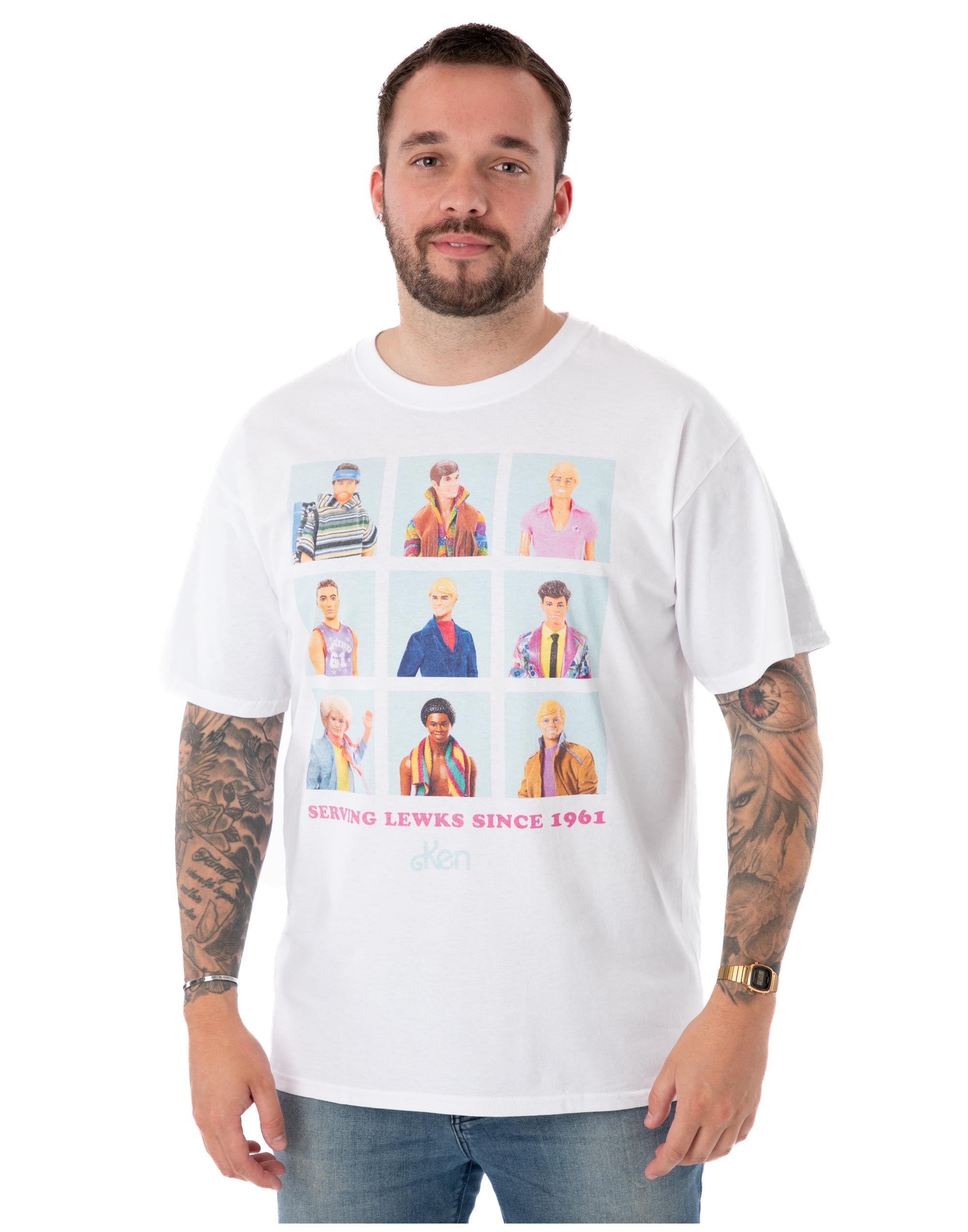 Barbie Ken Serving Lewks Mens T-Shirt