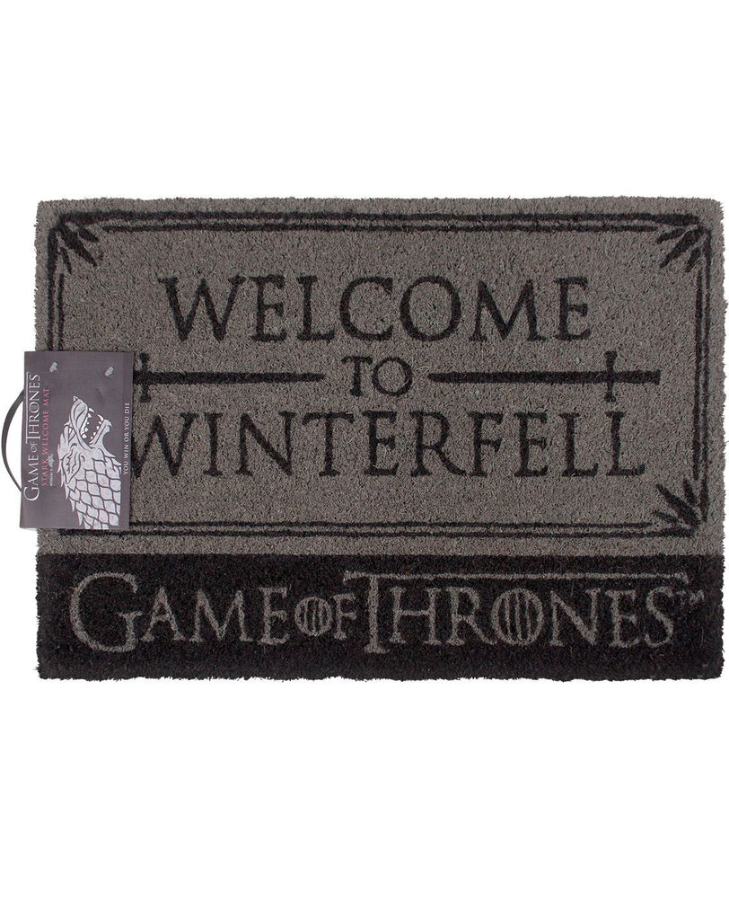 Game Of Thrones House Stark Welcome To Winterfell Door Mat