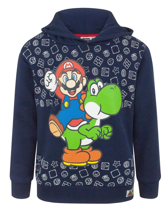 super mario hoodie boys