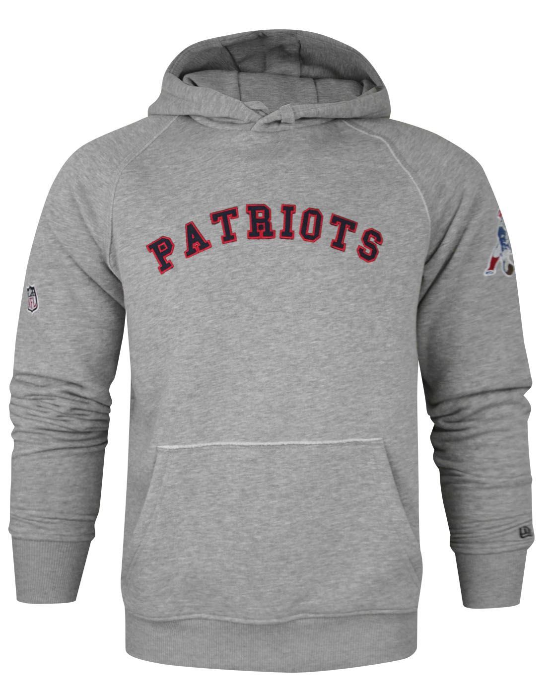 Vintage New England Patriots Sweatshirt Hoodie Men's XL Embroidered  Navy Red