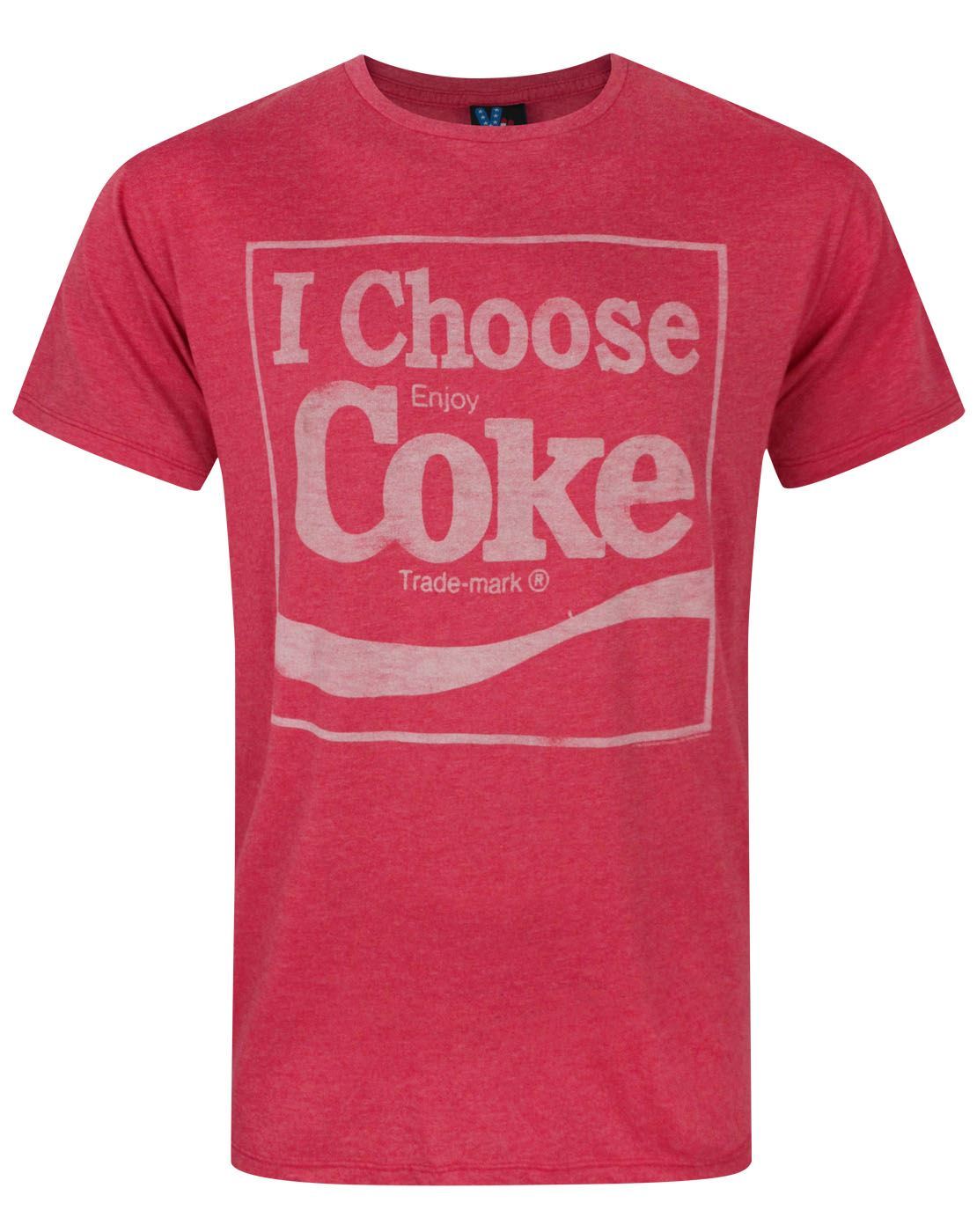 Junk Food Coca Cola I Choose Coke Men's T-Shirt — Vanilla Underground
