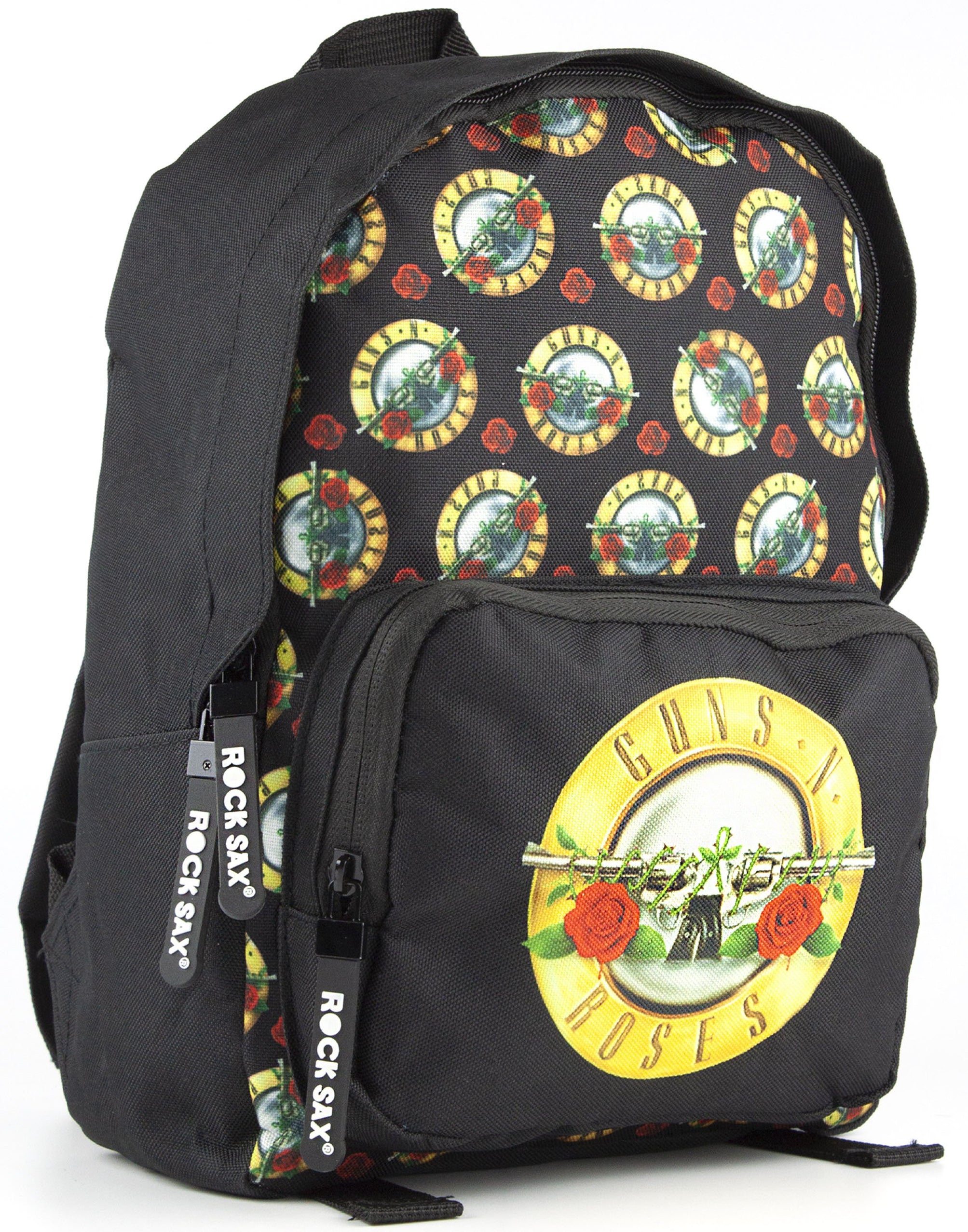 Rock Sax Guns N Roses All Over Print Kids Backpack — Vanilla Underground