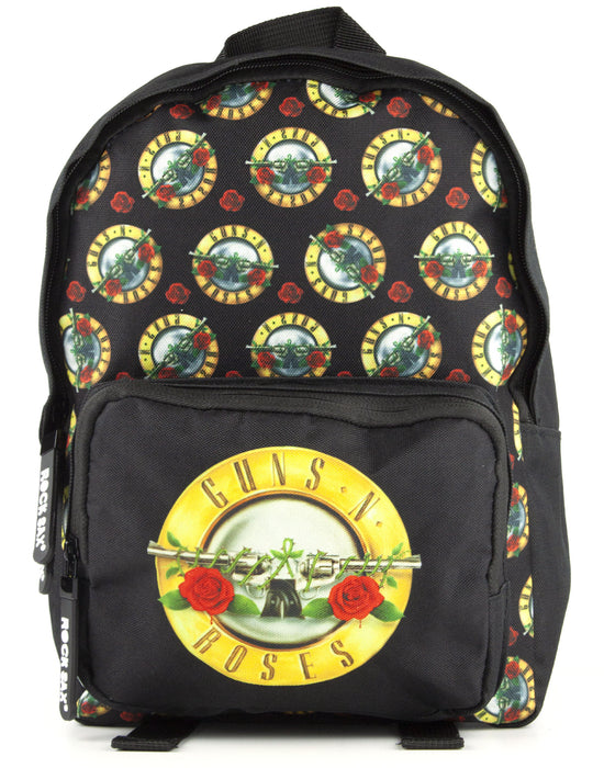 Rock Sax Guns N Roses All Over Print Kids Backpack — Vanilla Underground