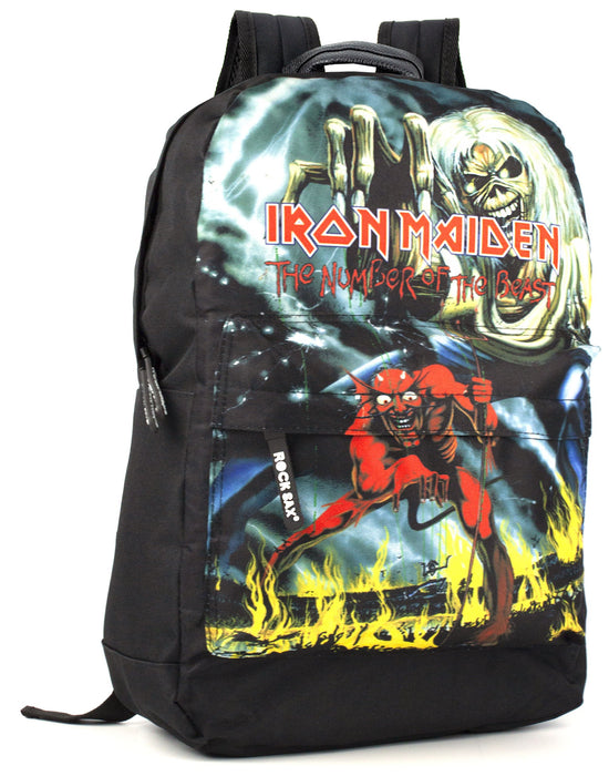 Rock Sax Iron Maiden Number Of The Beast Backpack — Vanilla Underground