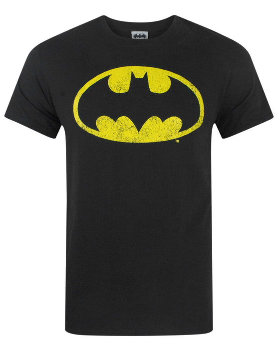 Batman Distressed Logo Men's T-Shirt — Vanilla Underground