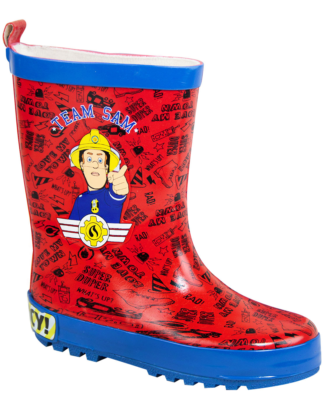 boys red wellies