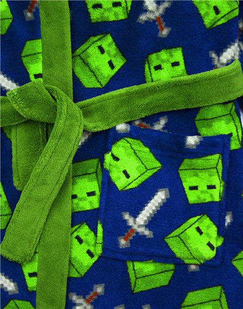 boys minecraft dressing gown