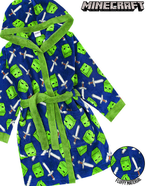 boys minecraft dressing gown