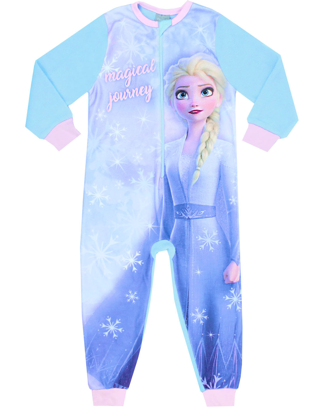 girls fleece sleepsuit