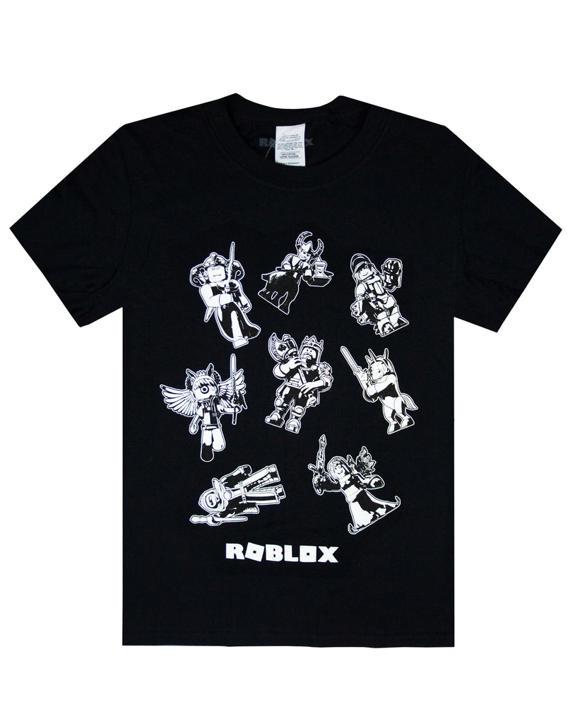 Roblox Characters In Space Kid S Black T Shirt Short Sleeve Gamer S Te Vanilla Underground - roblox shirt jurassic world