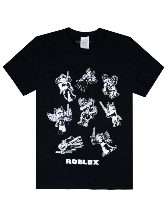 Roblox Characters In Space Kid S Black T Shirt Short Sleeve - mickey mouse shirt original roblox