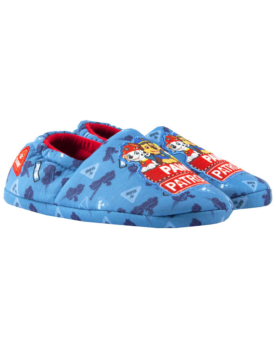 blue house slippers